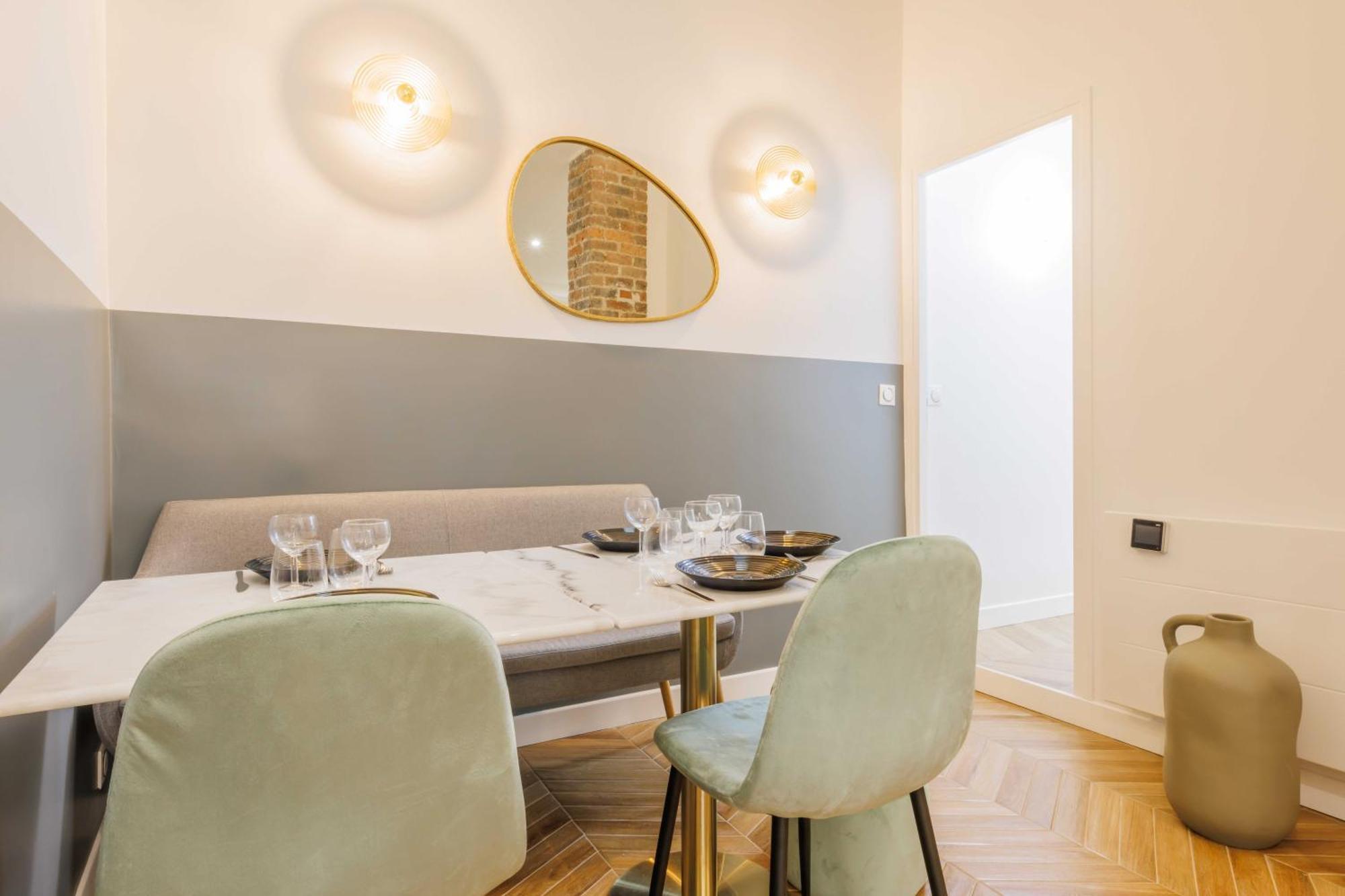Charmant Appartement 2Br-6P - Gare De L'Est Paris Exteriör bild